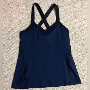 Lululemon, Size 8, Navy & Black